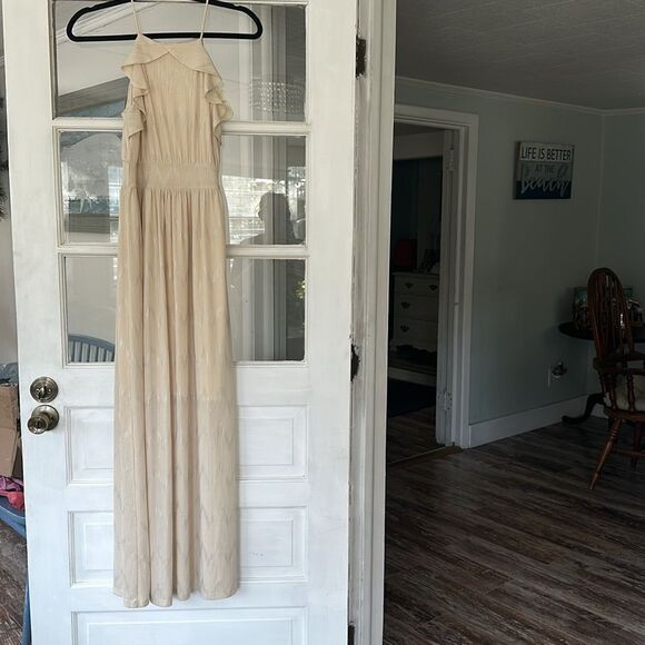 Altar'd State Dresses & Skirts - NWT Altar’d State Taupe Shimmer Dress